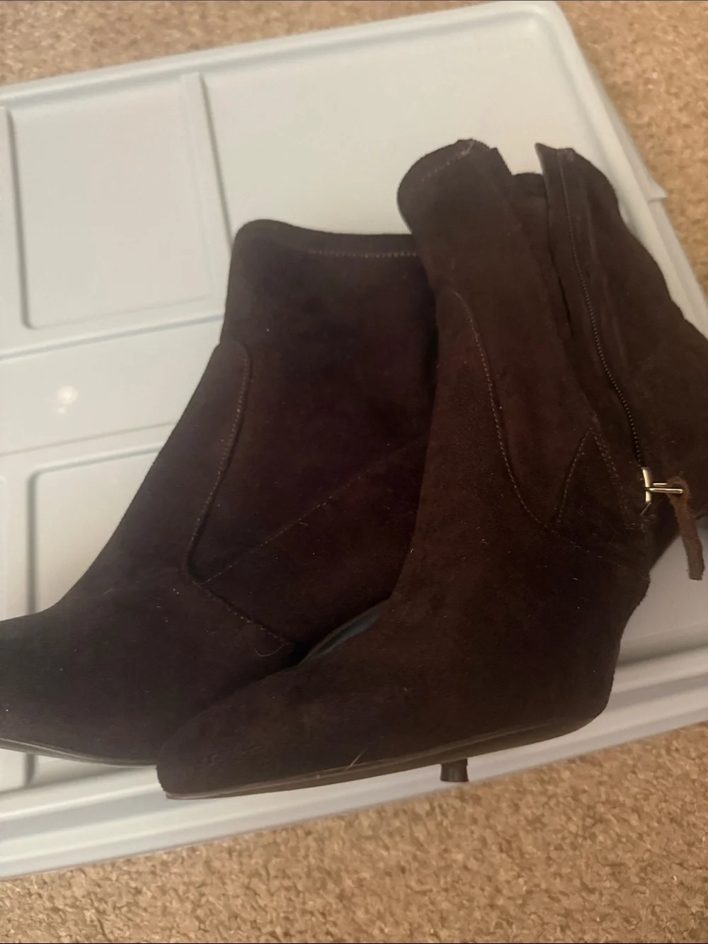 Nine West Brown Suede boot